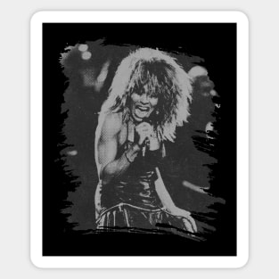 Tina turner // Retro Poster Sticker